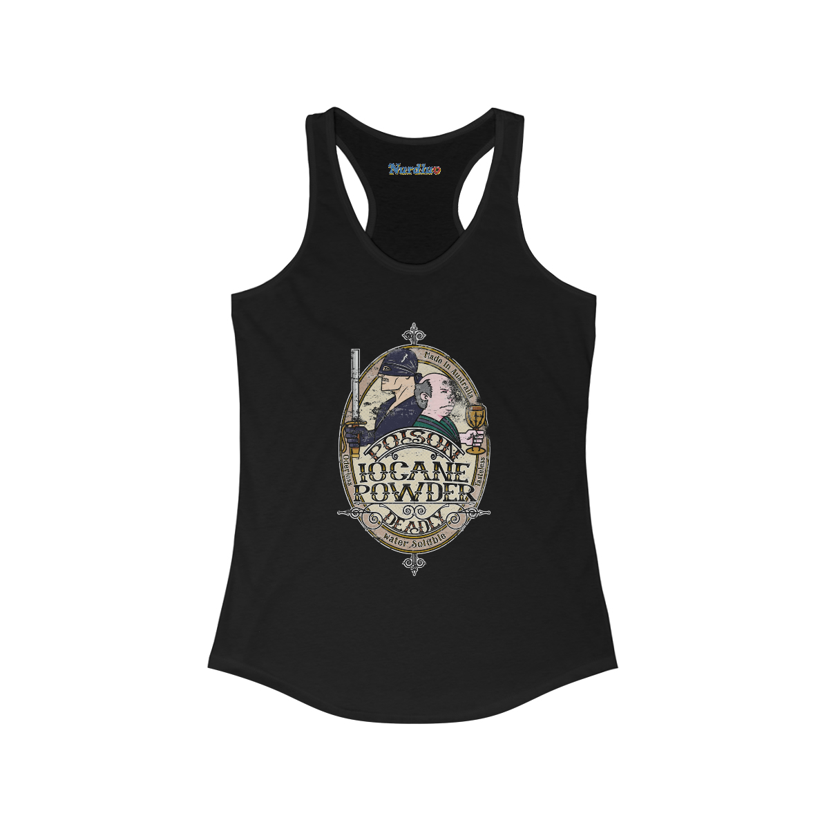 Poison Badge (weathered) - Women's Ideal Racerback Tank