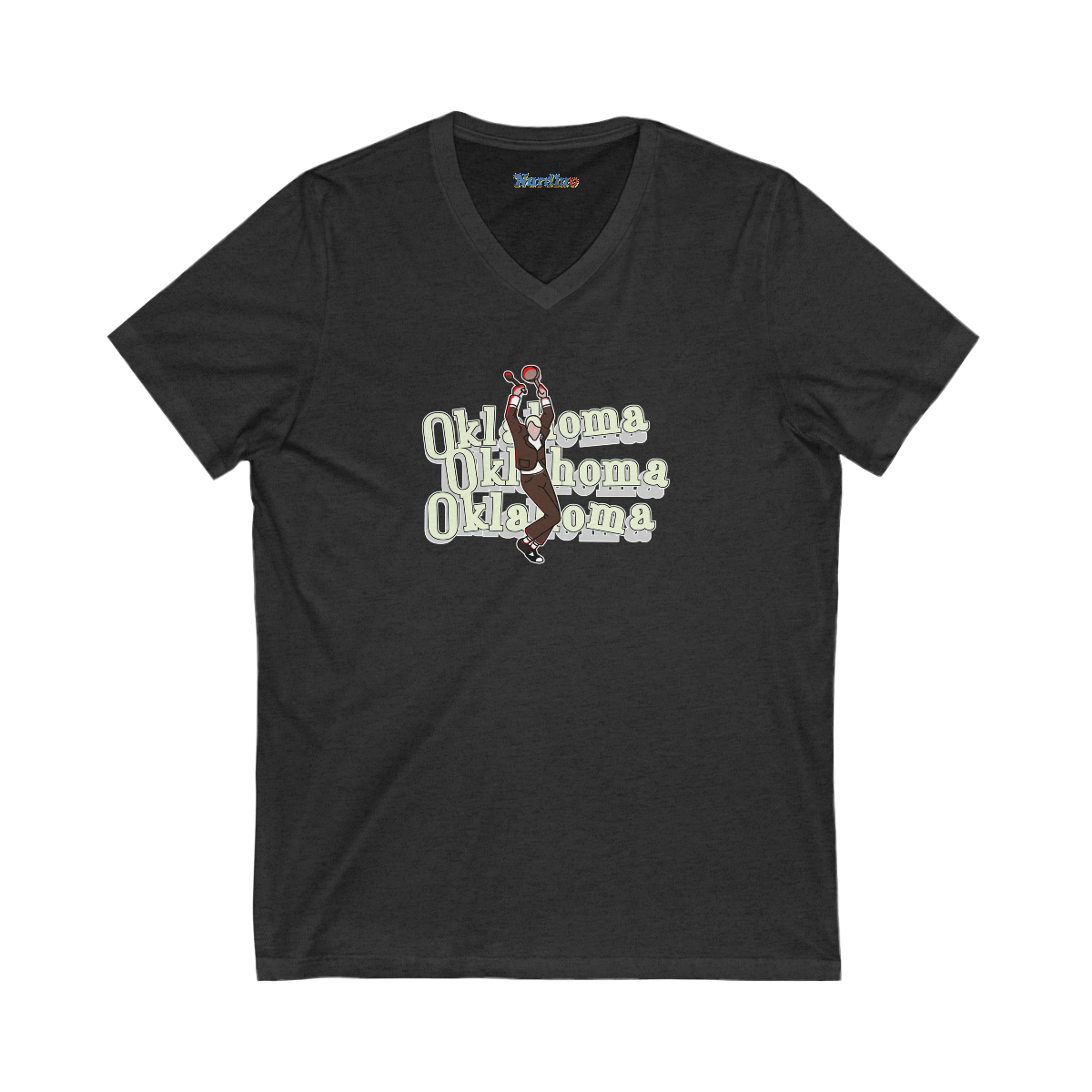 Oklahoma! (dark shirts) - Unisex Jersey Short Sleeve V-Neck Tee