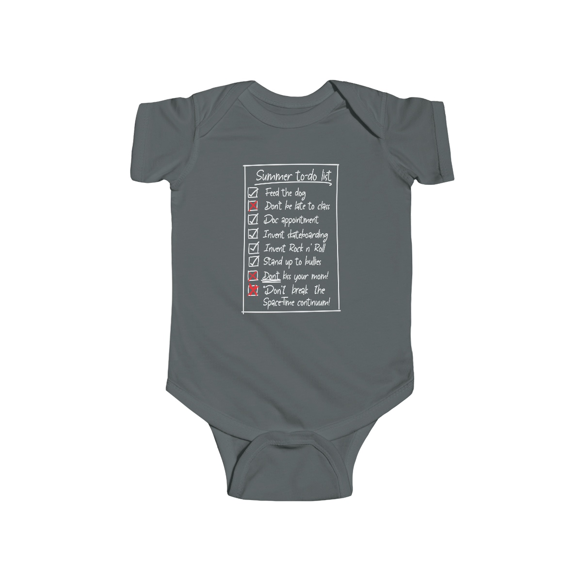 Summer List (dark shirts) - Infant Fine Jersey Bodysuit