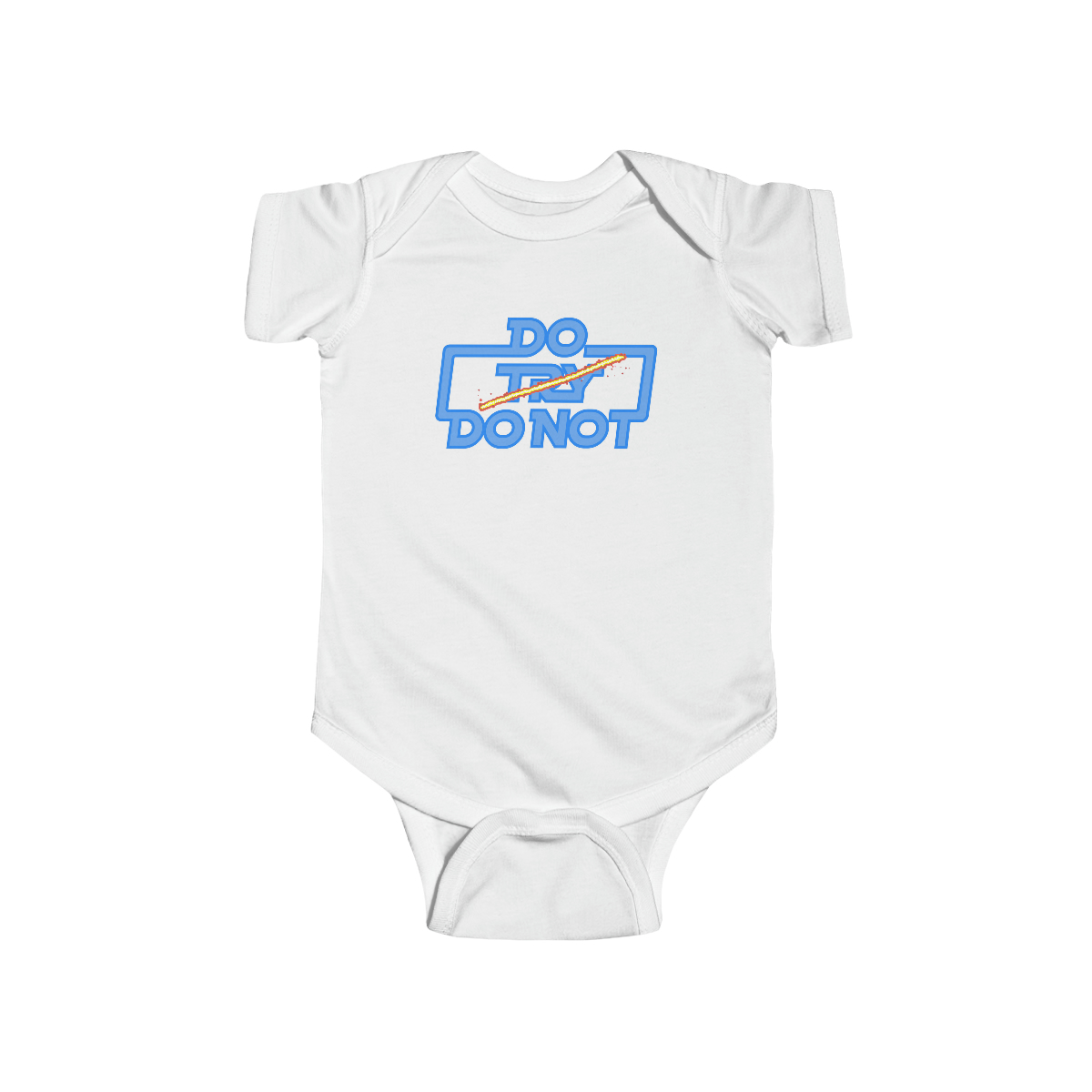 Rules of Trying (blue) - Infant Fine Jersey Bodysuit
