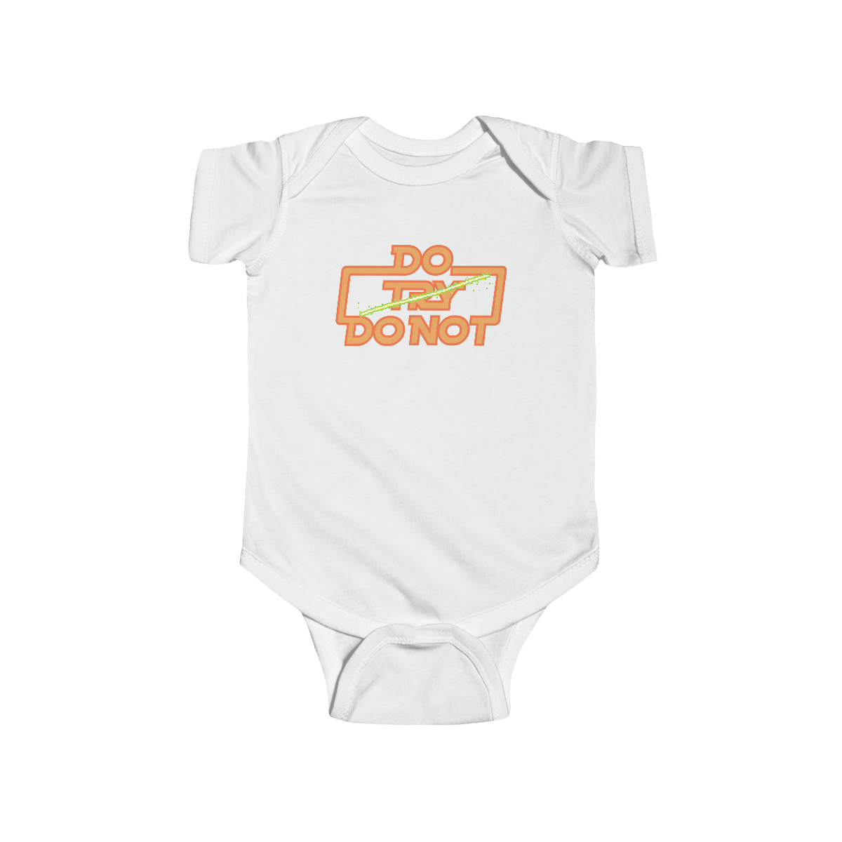 Rules of Trying (orange) - Infant Fine Jersey Bodysuit