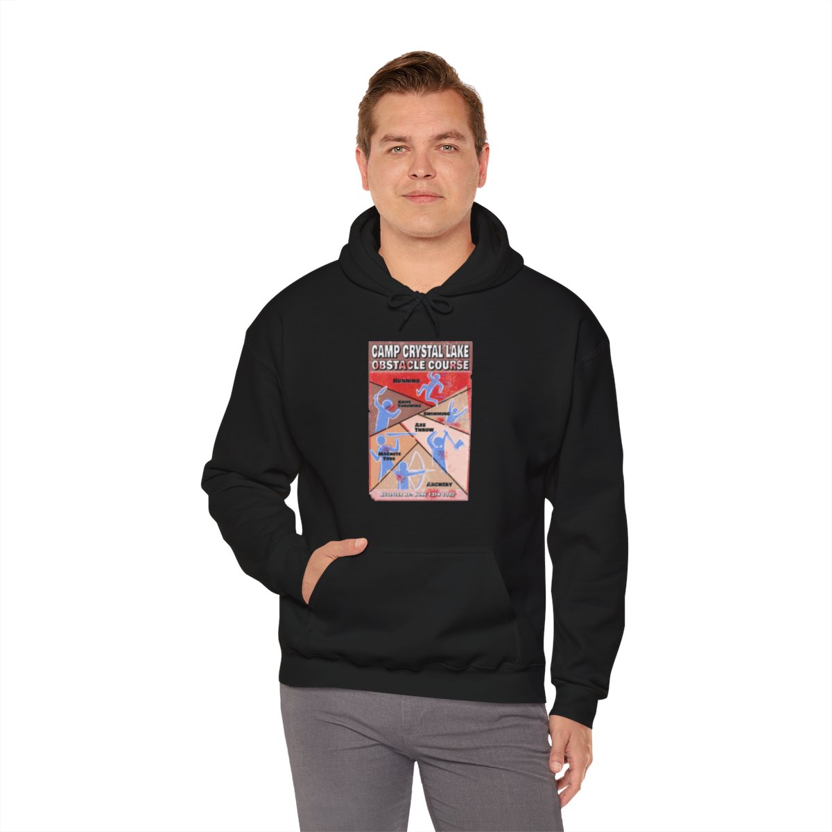 Camp Obstacle Course - Unisex Heavy Blend™ Hooded Sweatshirt