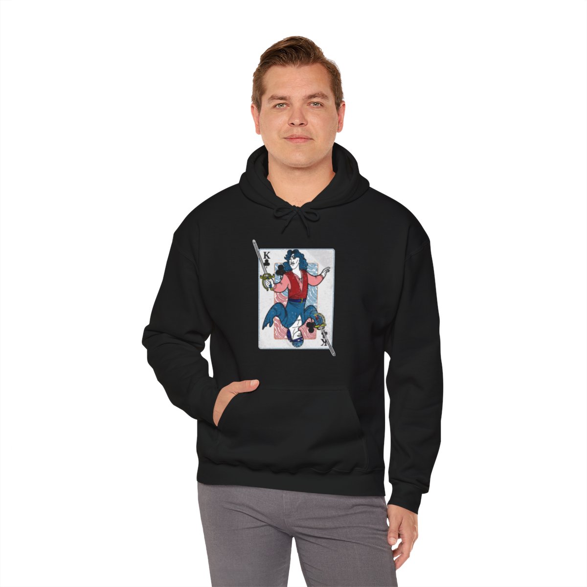 King of Clubs - Unisex Heavy Blend™ Hooded Sweatshirt