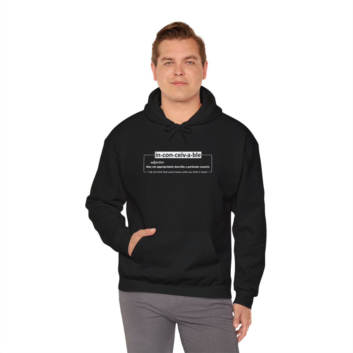 Inconceivable (dark shirts) - Unisex Heavy Blend™ Hooded Sweatshirt