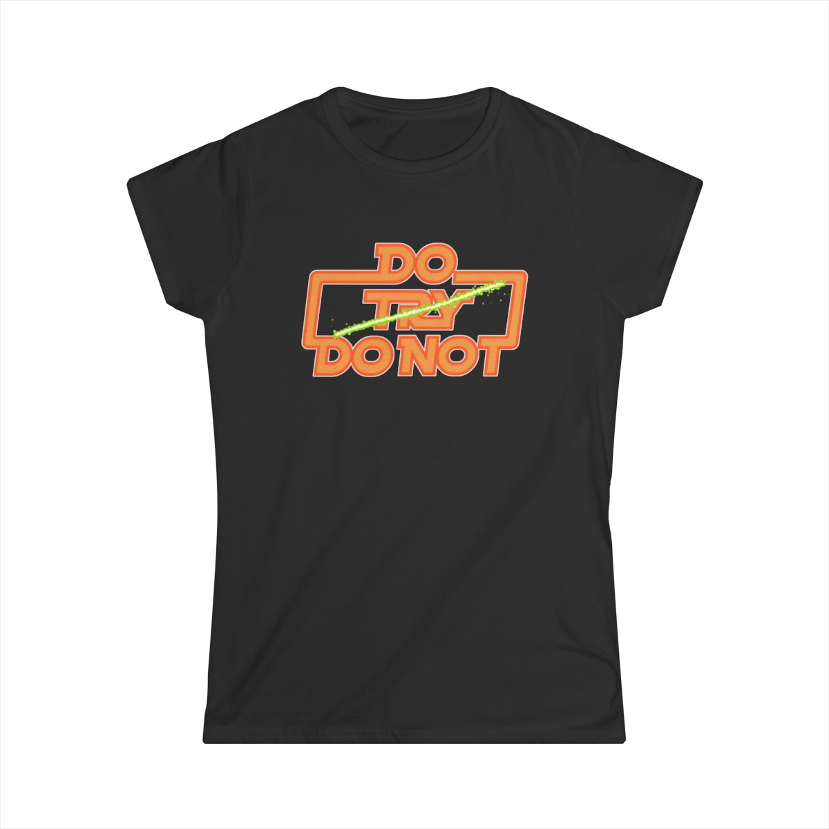 Rules of Trying (orange) - Women's Softstyle Tee