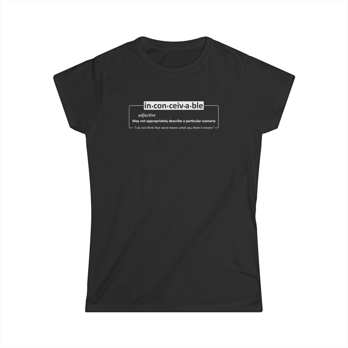 Inconceivable (dark shirts) - Women's Softstyle Tee