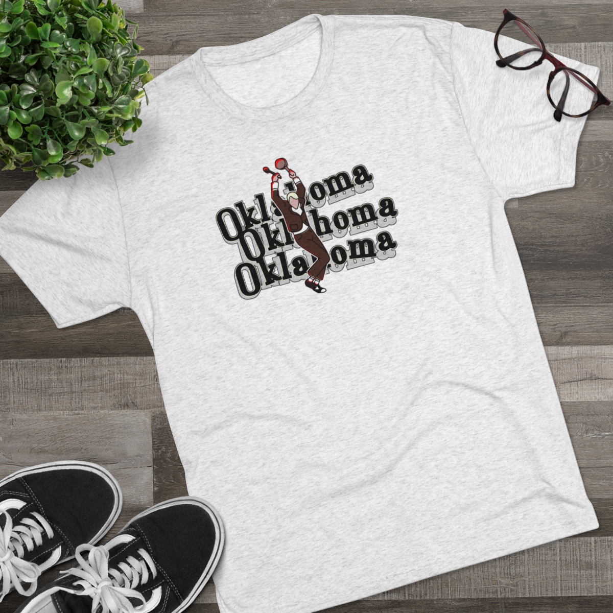 Oklahoma! (light shirts) - Unisex Tri-Blend Crew Tee