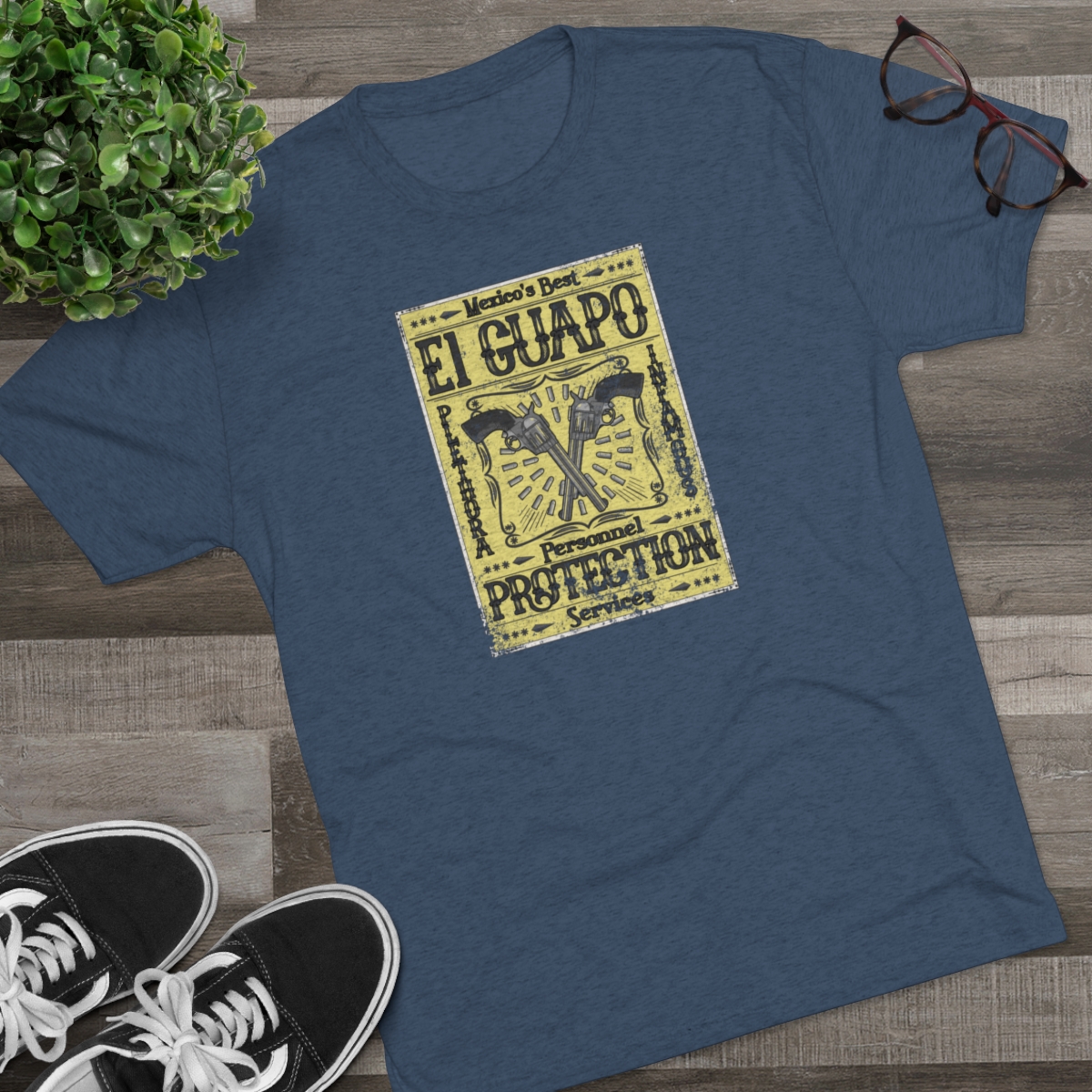 Personnel Protection (yellow) - Unisex Tri-Blend Crew Tee