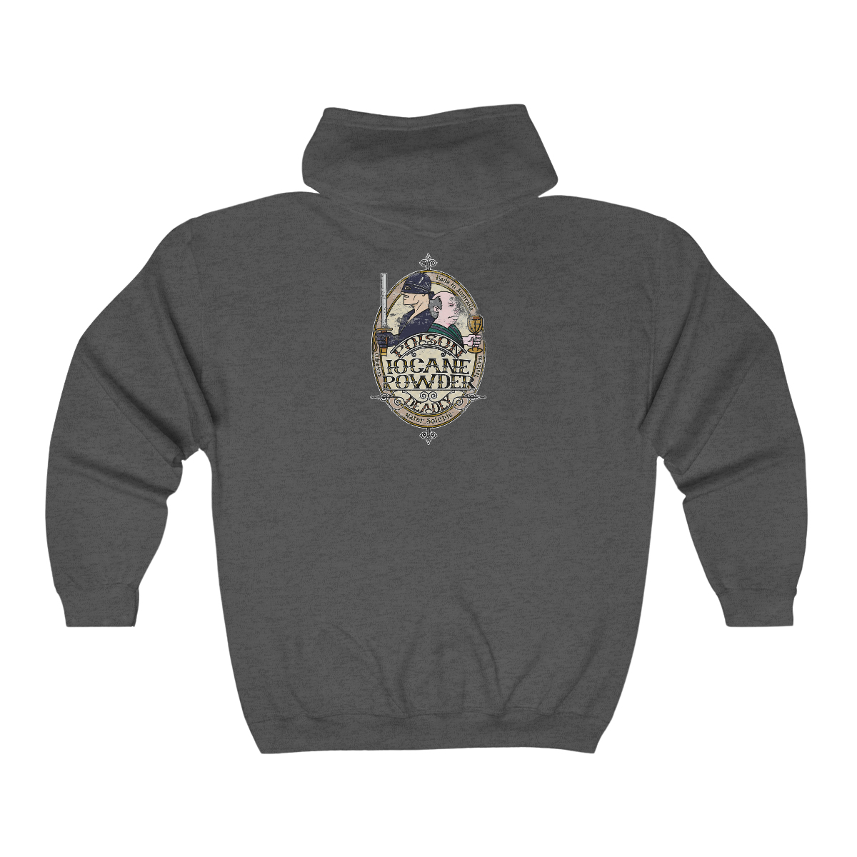 Poison Badge (weathered) - Unisex Heavy Blend™ Full Zip Hooded Sweatshirt