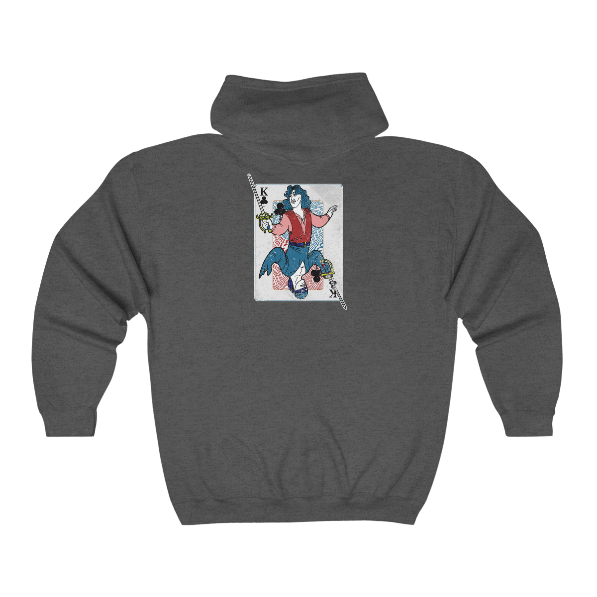 King of Clubs - Unisex Heavy Blend™ Full Zip Hooded Sweatshirt
