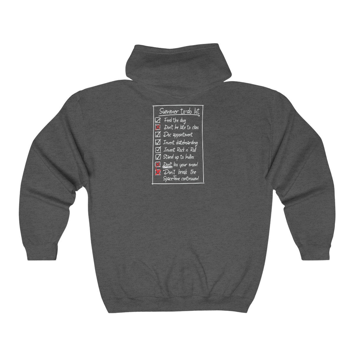 Summer List (dark shirts) - Unisex Heavy Blend™ Full Zip Hooded Sweatshirt