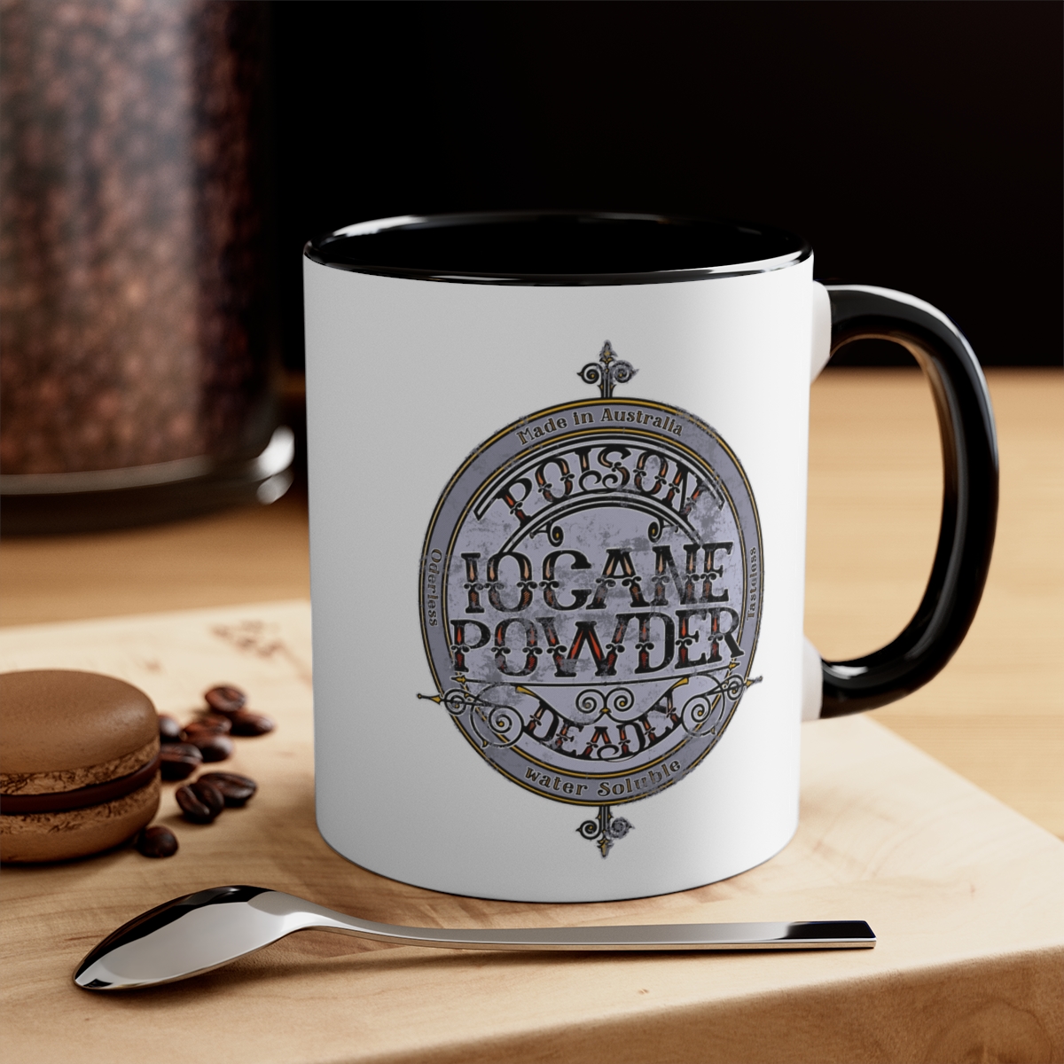 Poison Badge (simple) - Accent Coffee Mug, 11oz