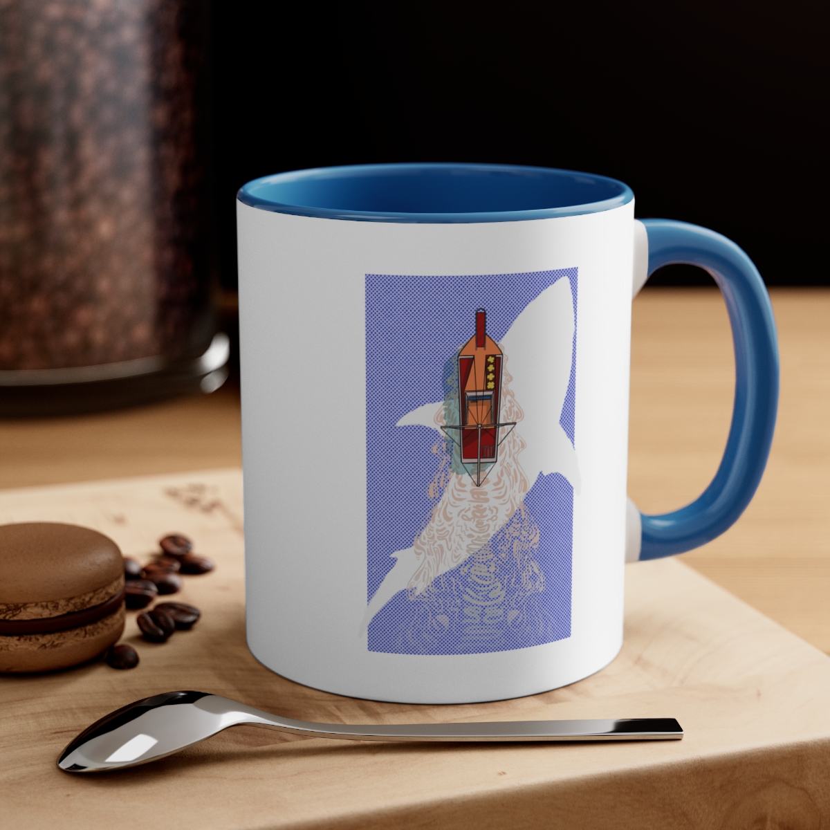 Bigger Boat (simple) - Accent Coffee Mug, 11oz