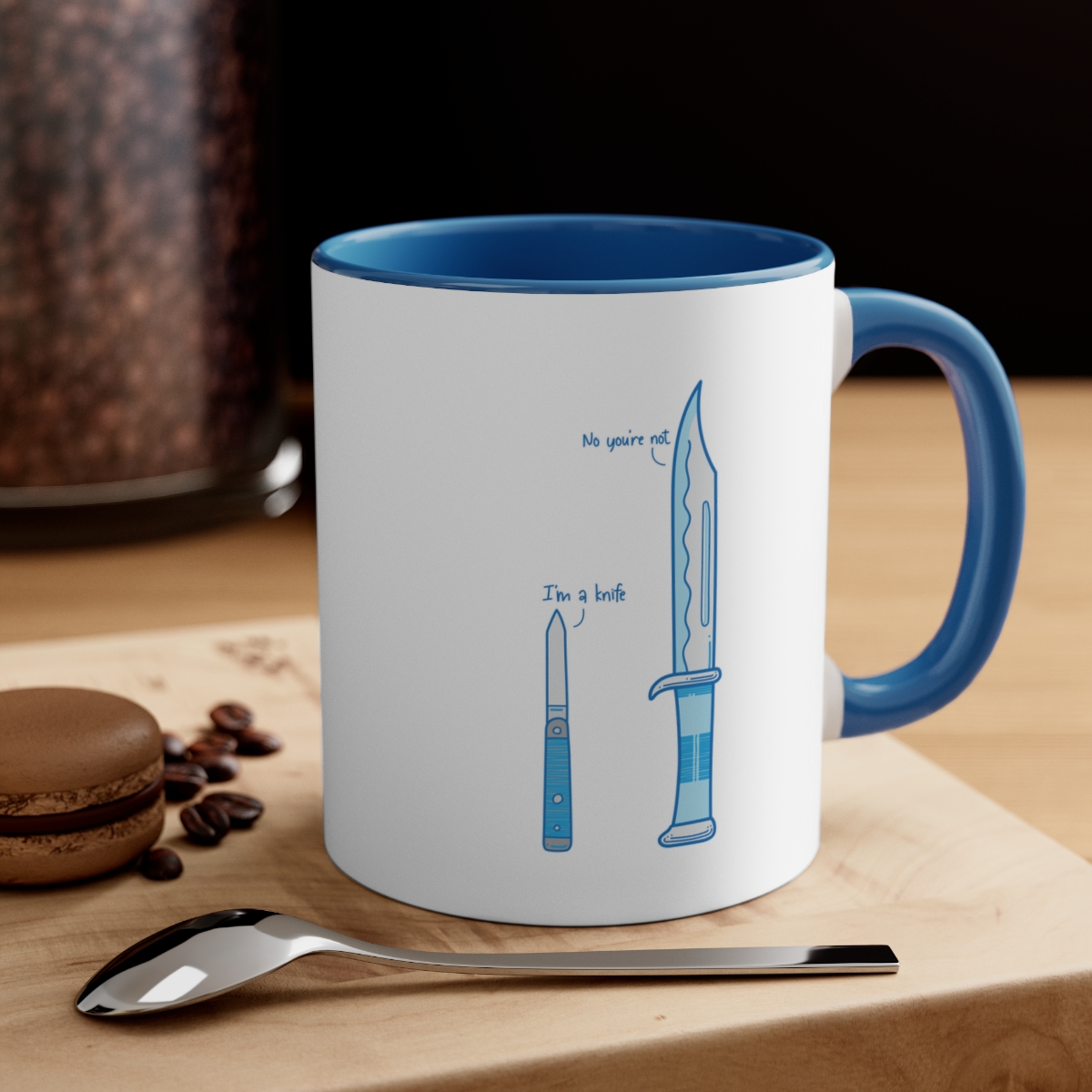 Knife - Accent Coffee Mug, 11oz