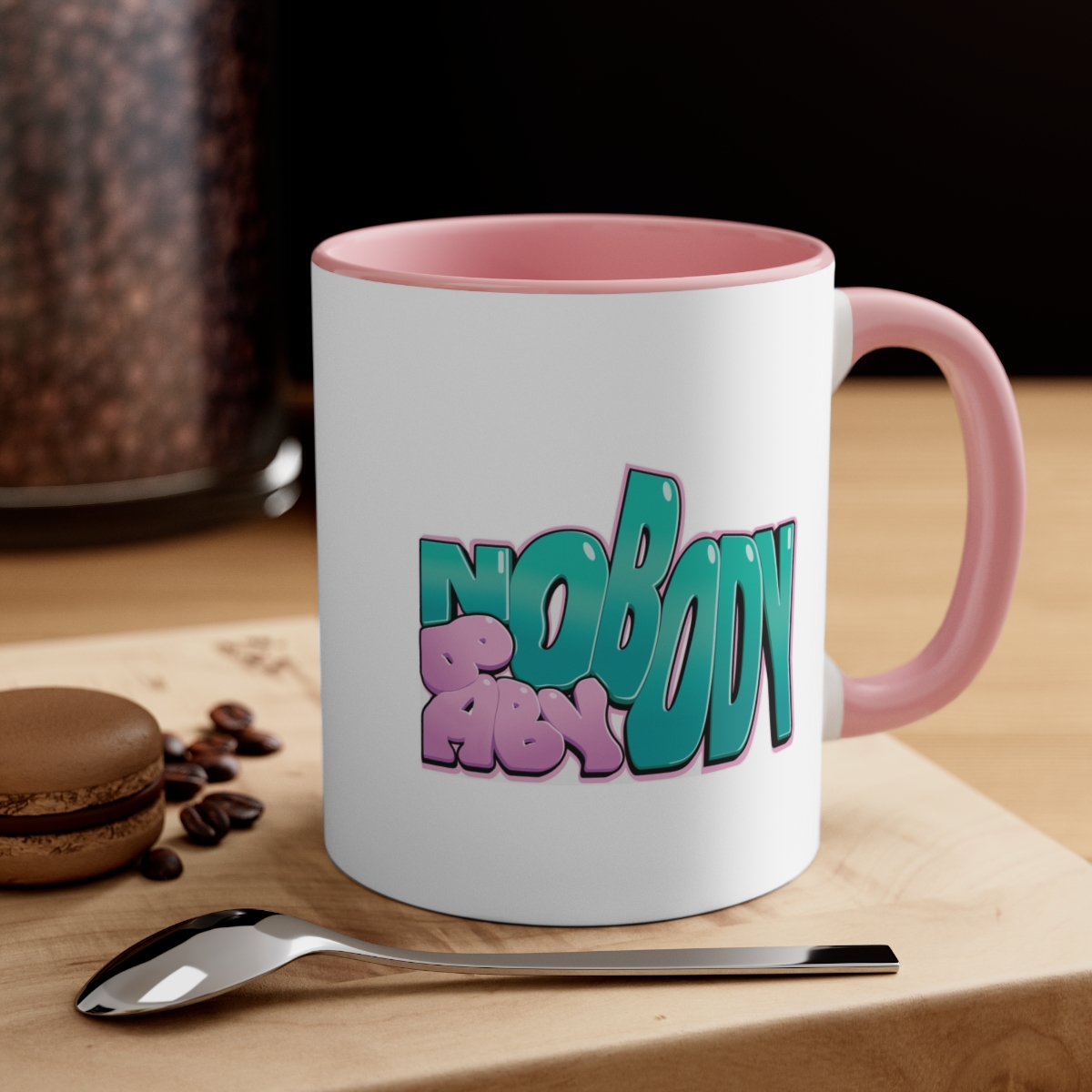 Nobody - Accent Coffee Mug, 11oz