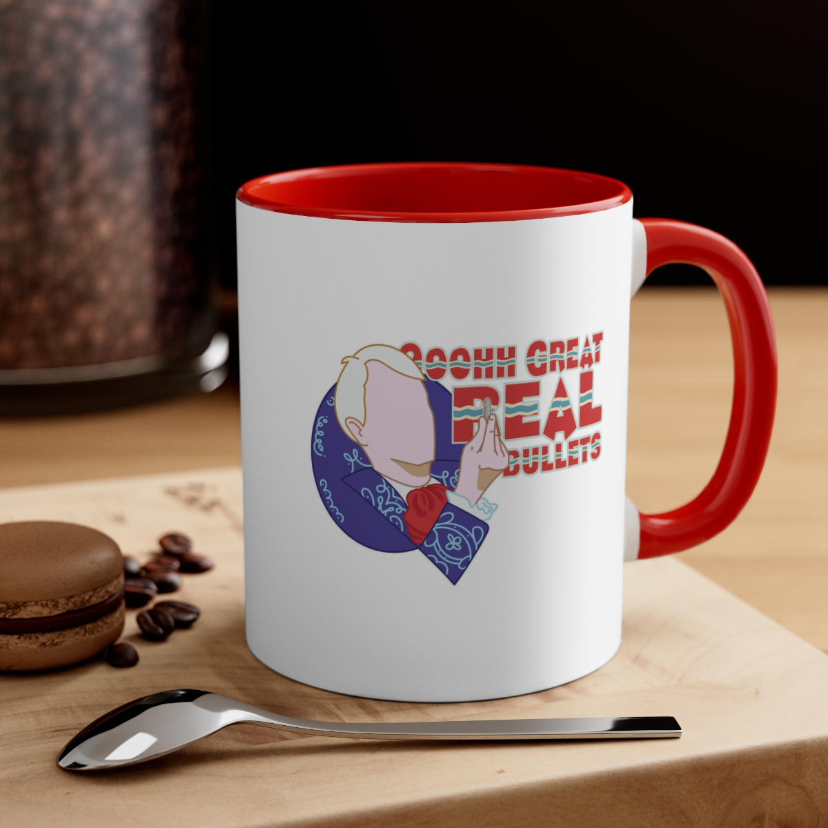 Real Bullets - Accent Coffee Mug, 11oz