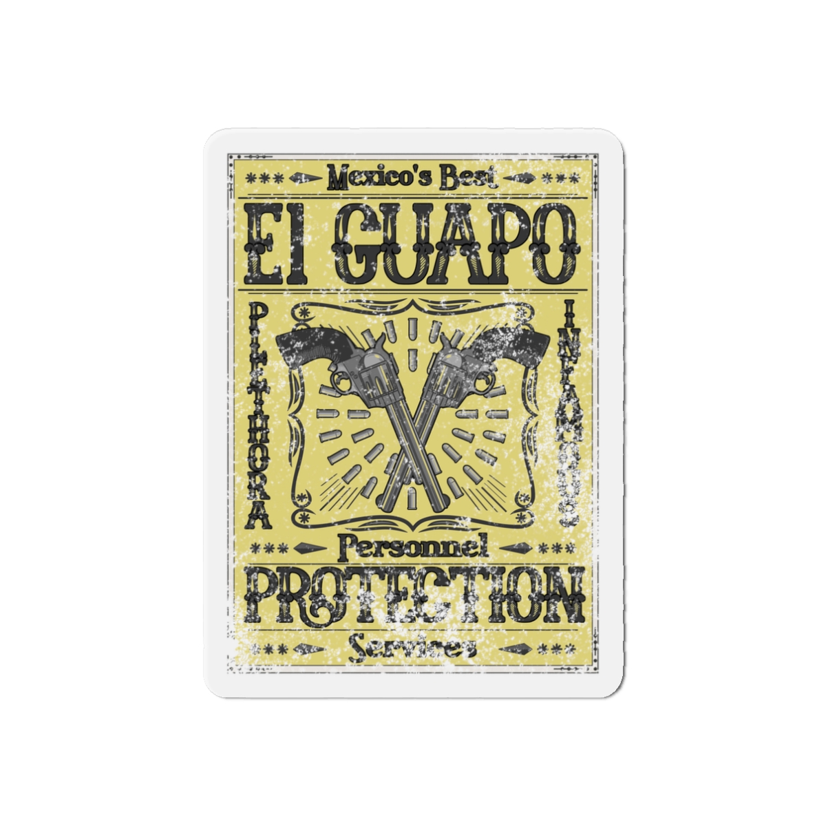 Personnel Protection (yellow) - Die-Cut Magnet
